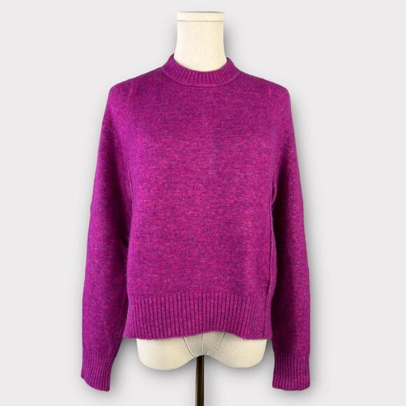 3.1 Phillip Lim Fuchsia Wool and Alpaca Crewneck Pullover Sweater Size XS - Picture 1 of 6